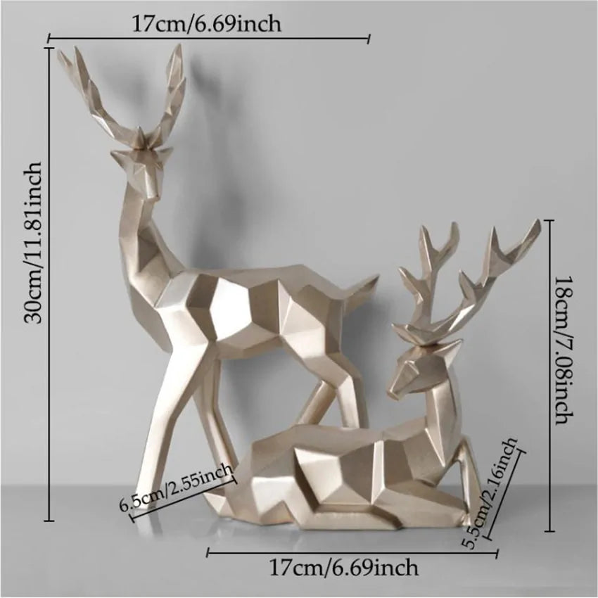 FrostVibe Reindeer Sculptures